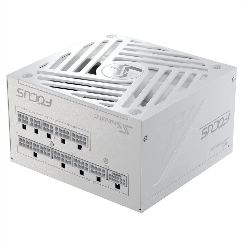 PSU 750W SEASONIC FOCUS GX-750 (2024) WHITE w/PCIE 5.1 80+ GOLD , Fully Modular, FOCUS GX-750-V4-WHITE 26294