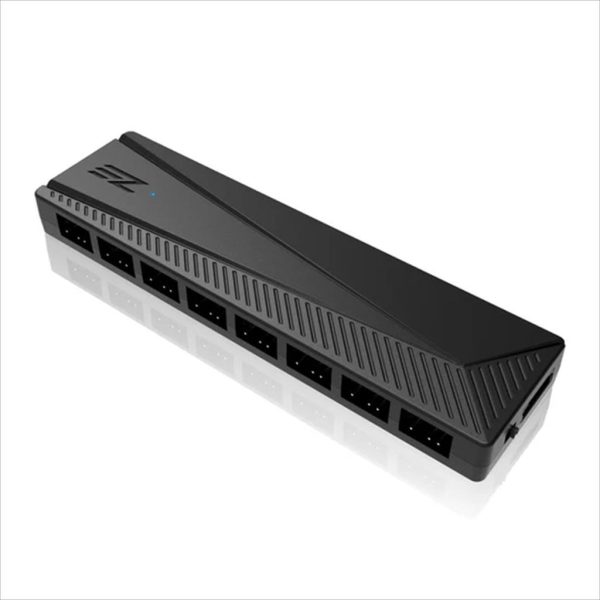 COOLERS EZDIY-FAB ARGB PWM FAN HUB, 8 PWM PORTS + 8 ARGM PORTS, 12V/5V SYNC 36613