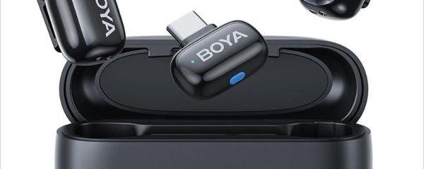 MICROPHONE WIRELESS SYSTEM BOYA MINI 14, 2xMIC, USB-C receiver, black