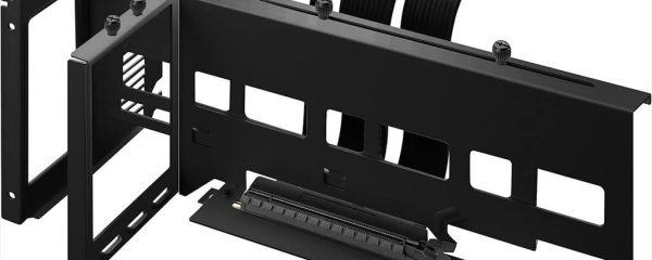 GPU VERTICAL BRACKET KIT EZDIY-FAB PCIe 16x Gen4 w/RISER CABLE 170mm,Black