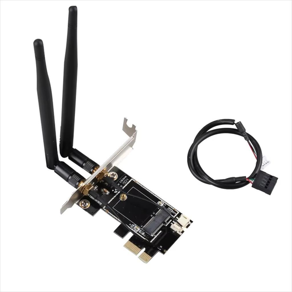 CONVERTOR PCI-E TO M.2 (m.key) for wifi notebook card , TXB001 /N 17601