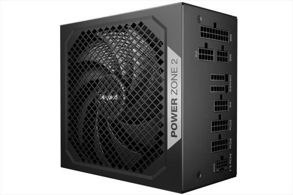 Psu 850w be quiet! power zone 2 80 plus platinum full modular, w/ 90° angled 12v-2x6, bp007eu