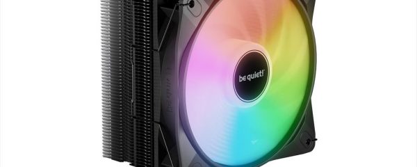 COOLERS CPU BE QUIET! PURE ROCK 3 LX BLACK, 4 heatpipes 6mm, Light Wings LX 120mm ARGB PWM fan, TDP 190W, BK040