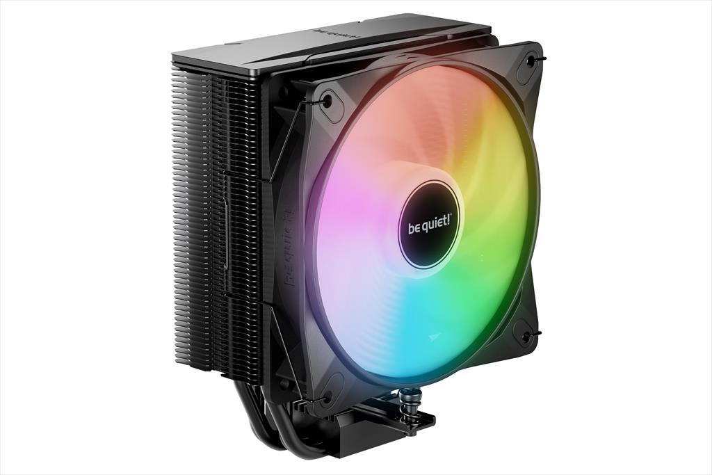 COOLERS CPU BE QUIET! PURE ROCK 3 LX BLACK, 4 heatpipes 6mm, Light Wings LX 120mm ARGB PWM fan, TDP 190W, BK040 36659