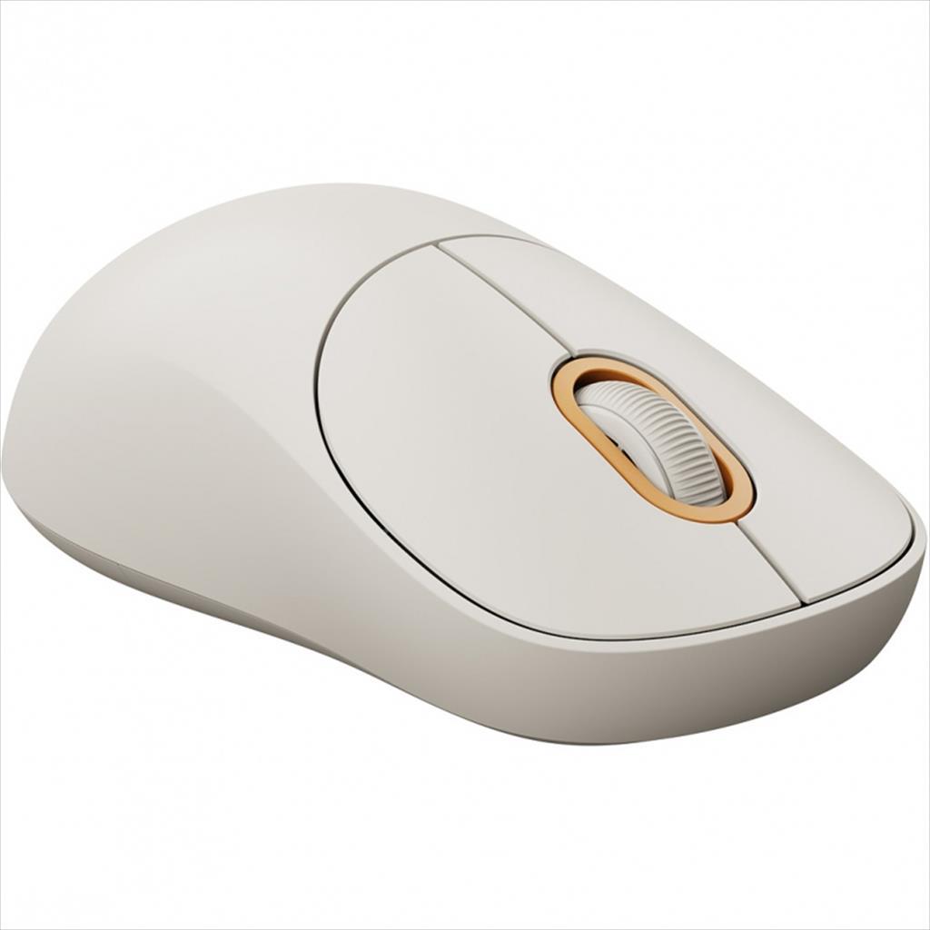 MOUSE WIRELESS USB XIAOMI MOUSE 3 WHITE Silent w/Dual 2.4GHz and Bluetooth (3 device) 07538