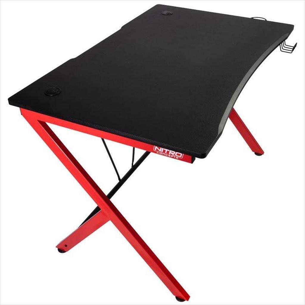 GAMING DESK NITRO CONCEPTS D12, BLACK/RED, GAGC-172 10067