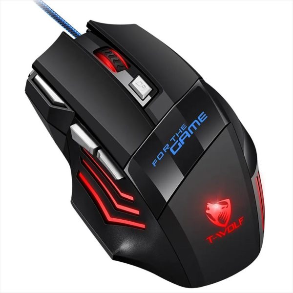 MOUSE WIRED USB EXTRALINK GAMING M1 Black, 3200DPI, 7 buttons, RGB Ilumination 07548