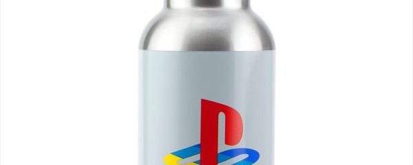 GAME FIGURINE PALADONE Playstation Water metal bottle w/straw PP8977PS