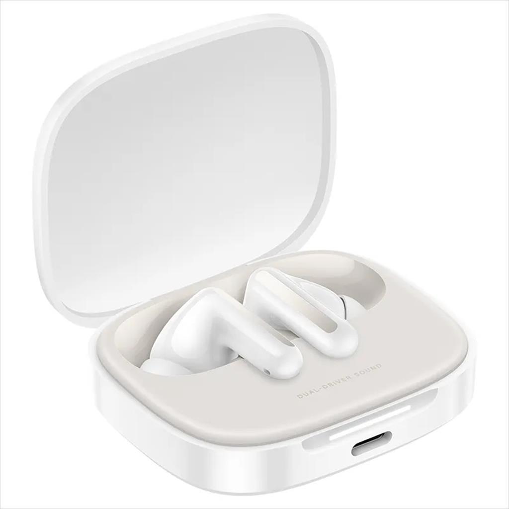 EARPHONES WIRELESS XIAOMI Redmi Buds 6 BLUETOOTH w/microphone, Cloud White 41413