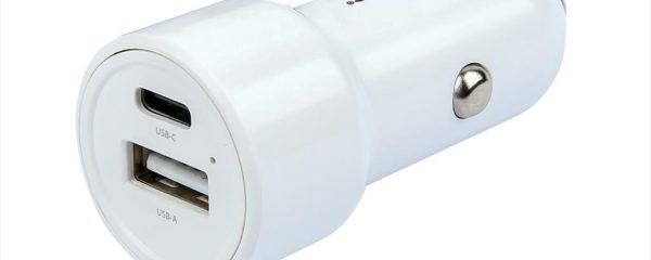 PHONE CAR CHARGER SKROSS DUAL PORT (USB-A + Type-C) 65W, SKCHCA0365WPDCN