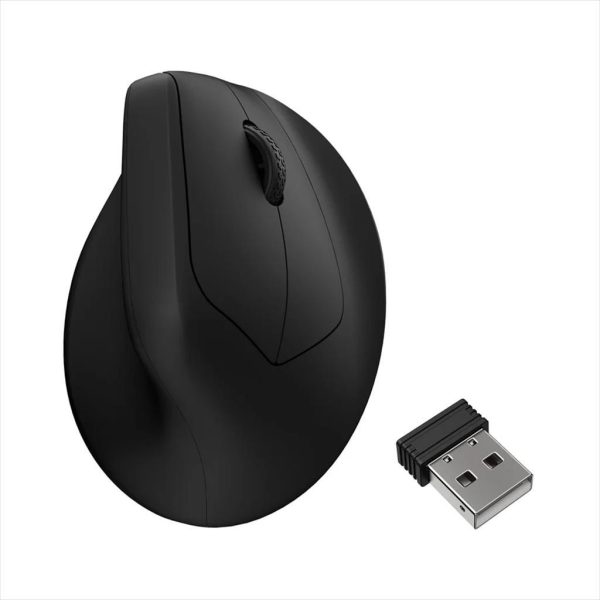 MOUSE WIRELESS KEYCHRON M5 Ergonomic Black, w/bluetooth, 30000 DPI PixArt PAW3950 sensor, 8KHz, M5-A23 07558