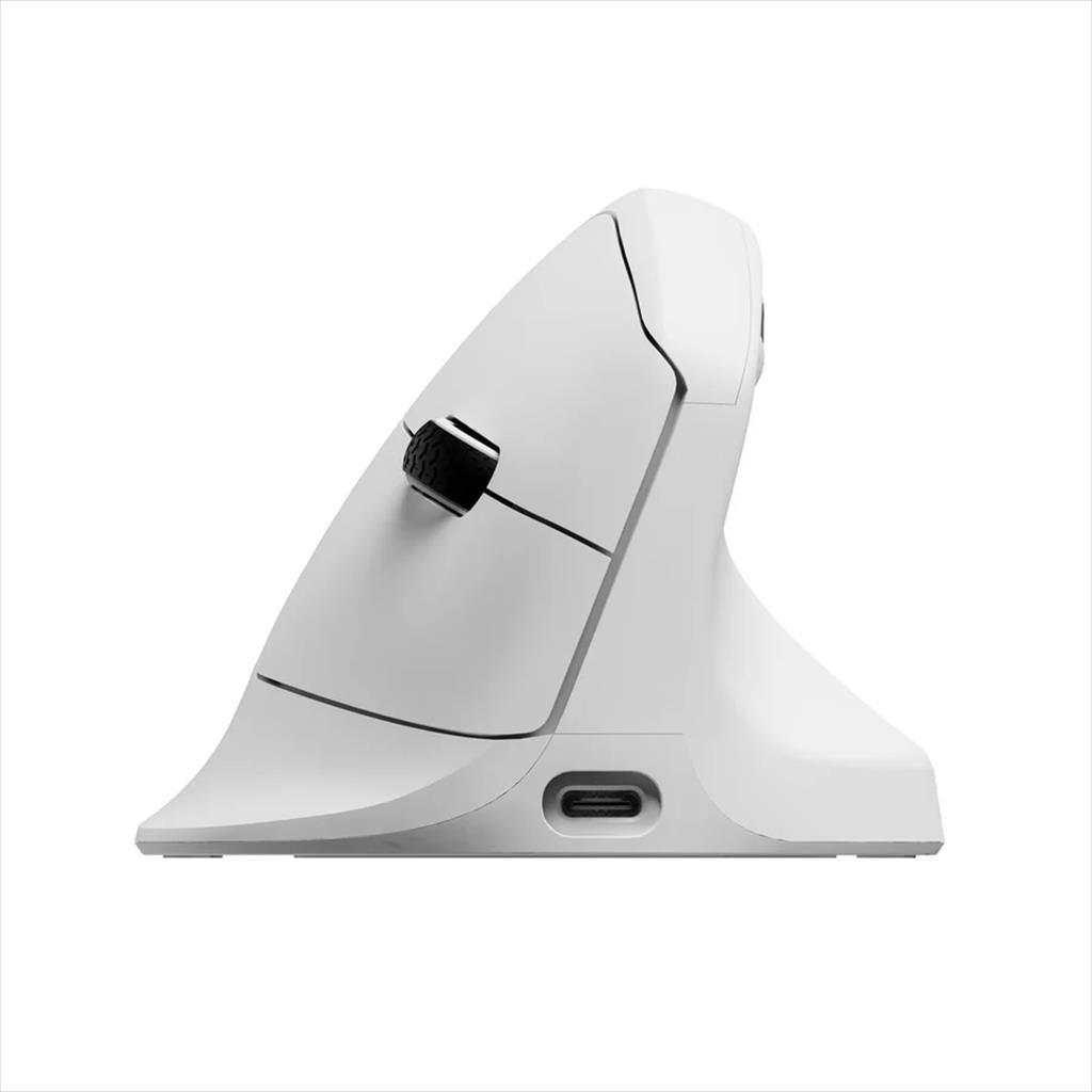 MOUSE WIRELESS KEYCHRON M5 Ergonomic White, w/bluetooth, 30000 DPI PixArt PAW3950 sensor, 8KHz, M5-A24 07559