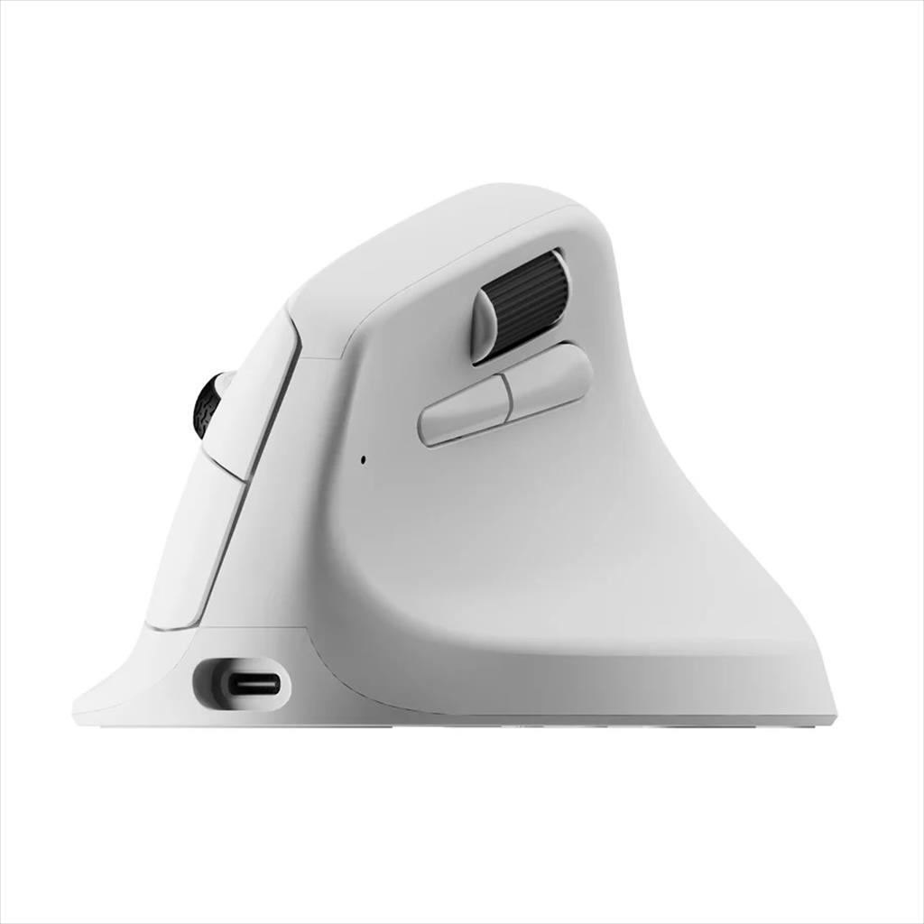 MOUSE WIRELESS KEYCHRON M5 Ergonomic White, w/bluetooth, 30000 DPI PixArt PAW3950 sensor, 8KHz, M5-A24 07559