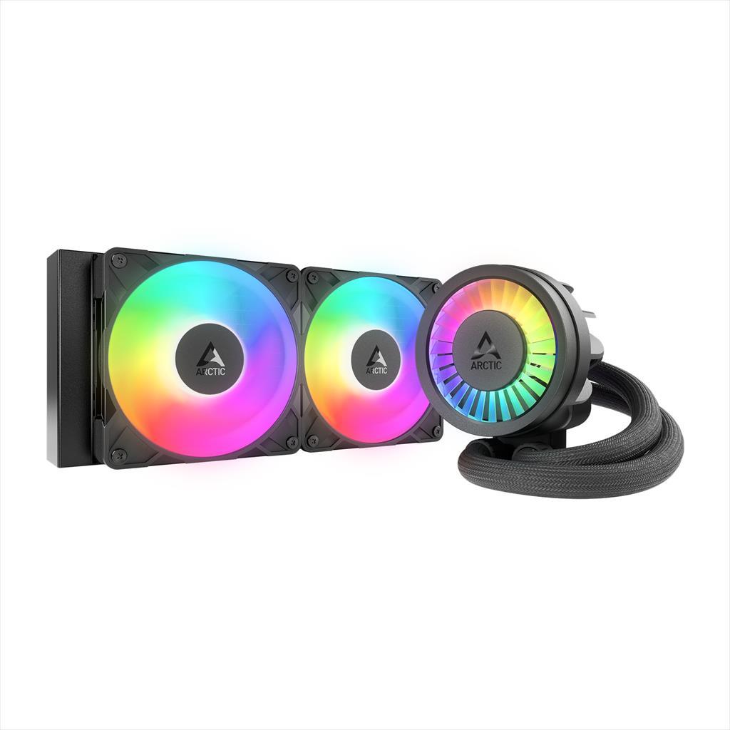 COOLERS CPU AIO ARCTIC LIQUID FREEZER III PRO 240 Black, 2x120mm P12 PRO PWM PST A-RGB fans (3000 RPM), ACFRE00182A 36691