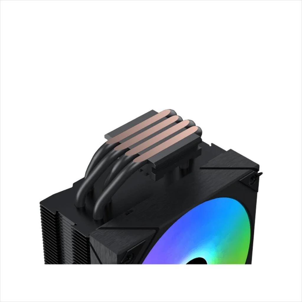 COOLERS CPU XIGMATEK AK4 DIGITAL, w/display top cover, 4 HEAT PIPES, ARGB PWM FAN, Intel LGA 1700/1200/115x, AMD AM5/AM4, TDP 210W, Black, EN45882 36701