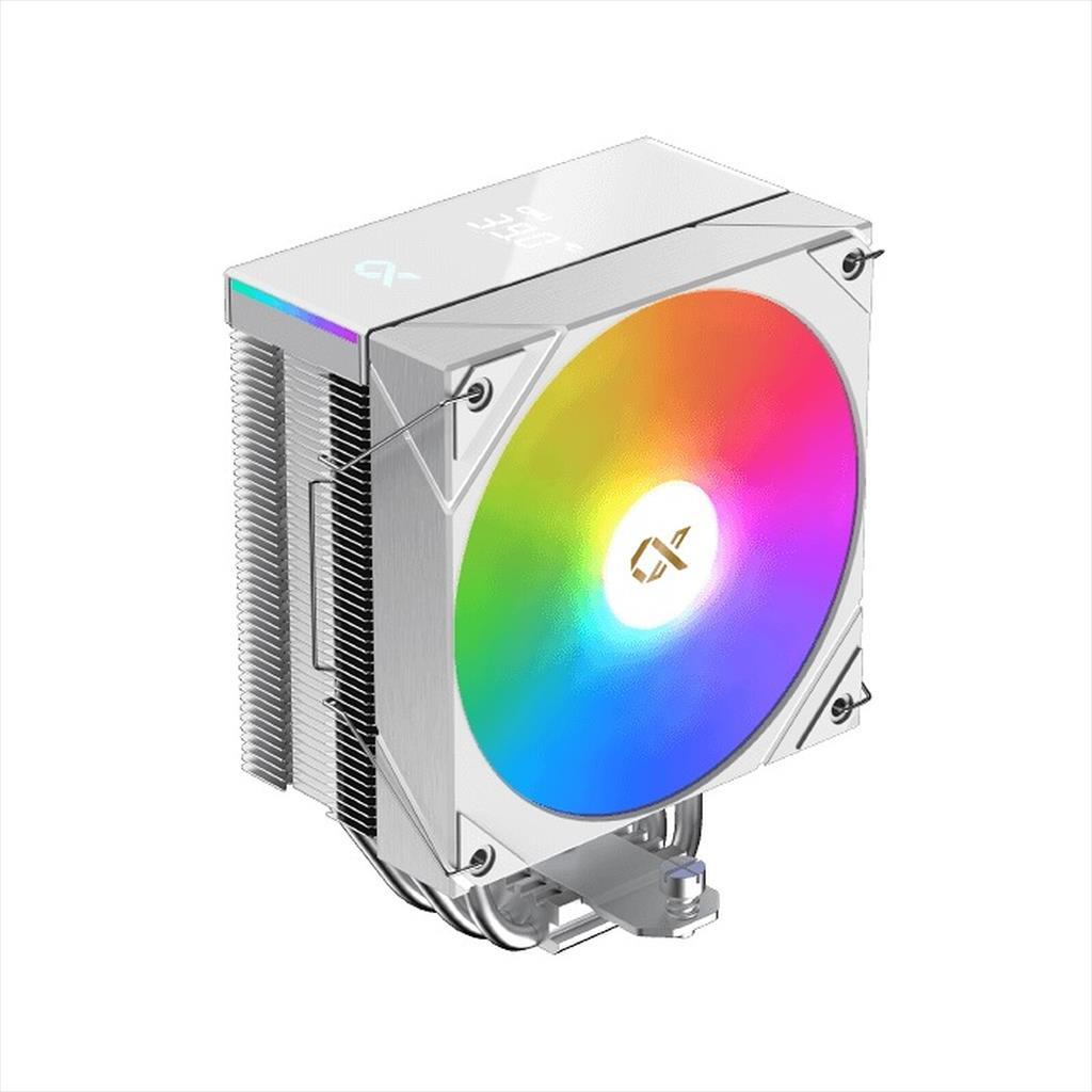 COOLERS CPU XIGMATEK AK4 DIGITAL ARCTIC, w/display top cover, 4 HEAT PIPES, ARGB PWM FAN, Intel LGA 1700/1200/115x, AMD AM5/AM4, TDP 210W, White, EN45899 36702