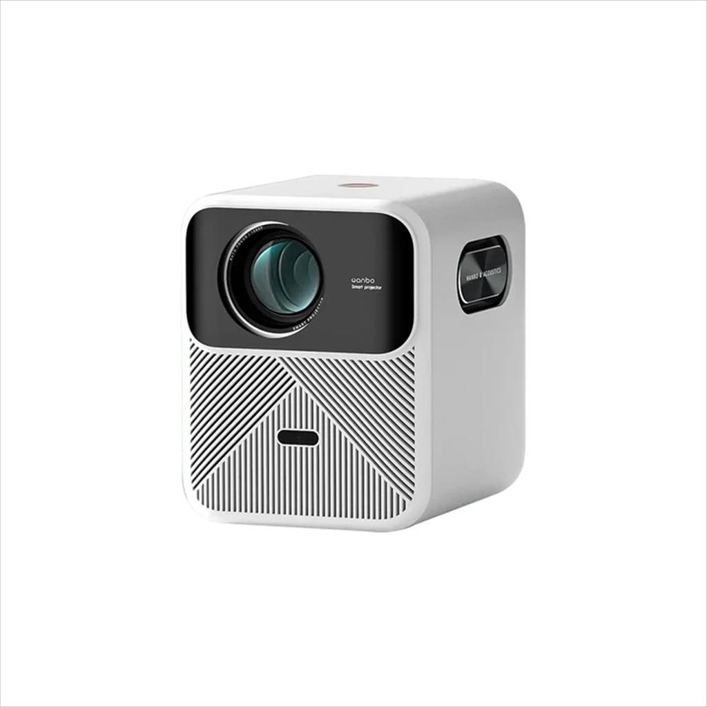 PROJECTOR WANBO MOZART 1 Android 9.0, 900Ansi, 3000:1 FHD (1920x1080), HDMI, 2xUSB 2.0, AUX, WIFI 6, BT 5.0, 2GB RAM,32GB Storage, w/speakers, White 39073