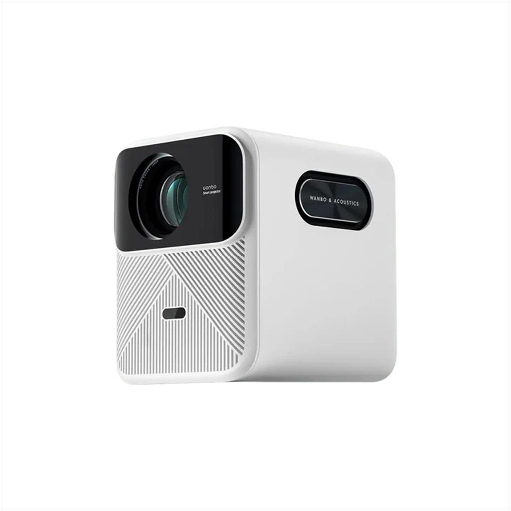 PROJECTOR WANBO MOZART 1 Android 9.0, 900Ansi, 3000:1 FHD (1920x1080), HDMI, 2xUSB 2.0, AUX, WIFI 6, BT 5.0, 2GB RAM,32GB Storage, w/speakers, White 39073