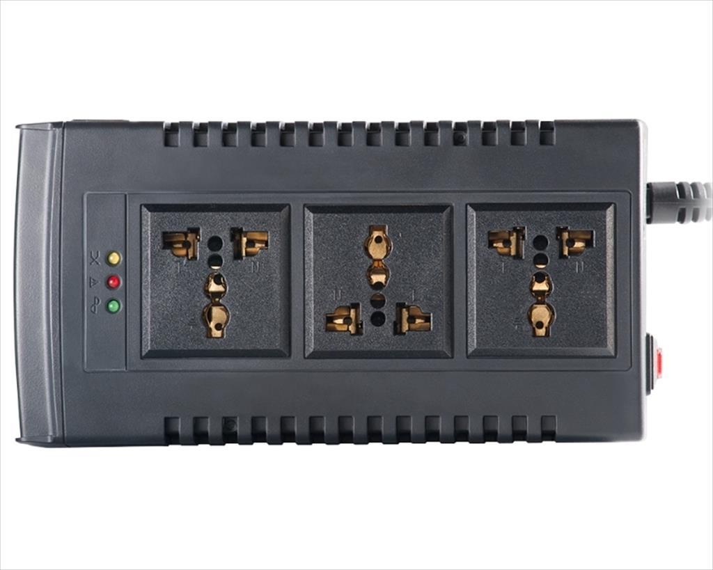 AVR 1000VA / Power 1KVA 500W NJOY PALADIN,3x Schuko,Over/under-voltage/Over heat/Over charge protection,Single phase,Voltage range 184-284 VAC,PWAV-10003PL-AZ01B 12094