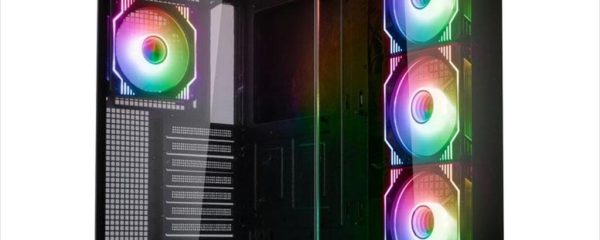 CASE KOLINK E-ATX Unity Arena ARGB Mid Tower Showcase w/Tempered glass, 4x120mm UMBRA PWM A-RGB fan, black