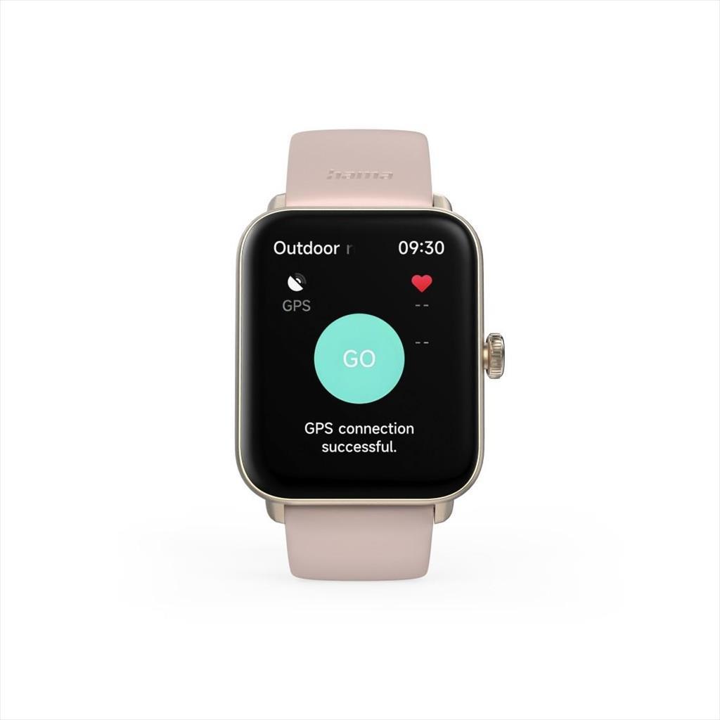 SMARTWATCH HAMA 6010 WATCH 1.65" TFT display Phone Function, Pink 178620 43149