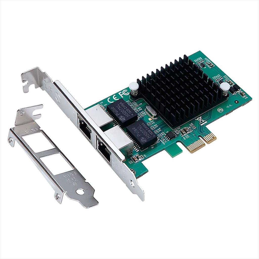 NET LAN PCIe 10/100/1000 2port, TXA205, Chipset: Intel 82576, LP 17564