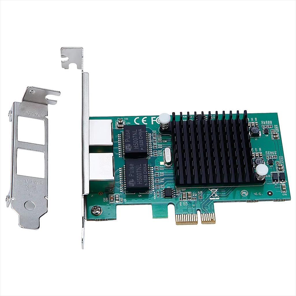 NET LAN PCIe 10/100/1000 2port, TXA205, Chipset: Intel 82576, LP 17564