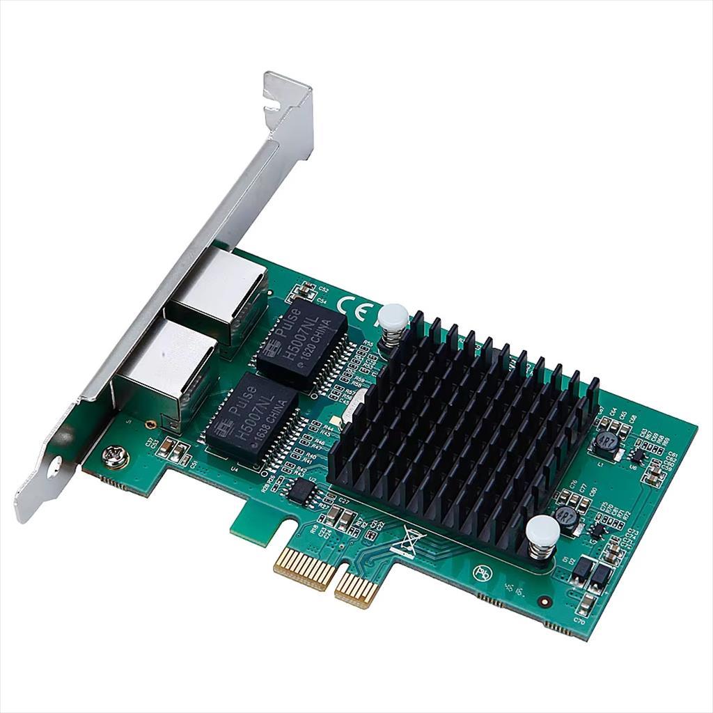 NET LAN PCIe 10/100/1000 2port, TXA205, Chipset: Intel 82576, LP 17564