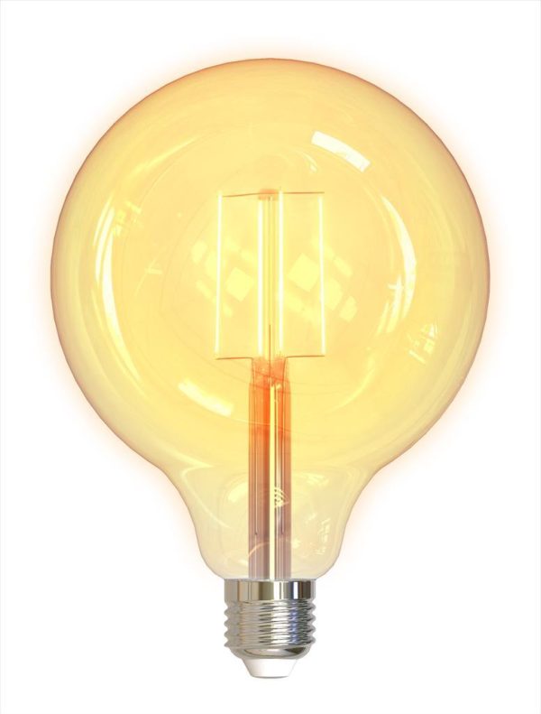 Led bulb smart deltaco e27 1800k-6500k dimmable white, 5.5w, filament lamp, sh-lfe27g125