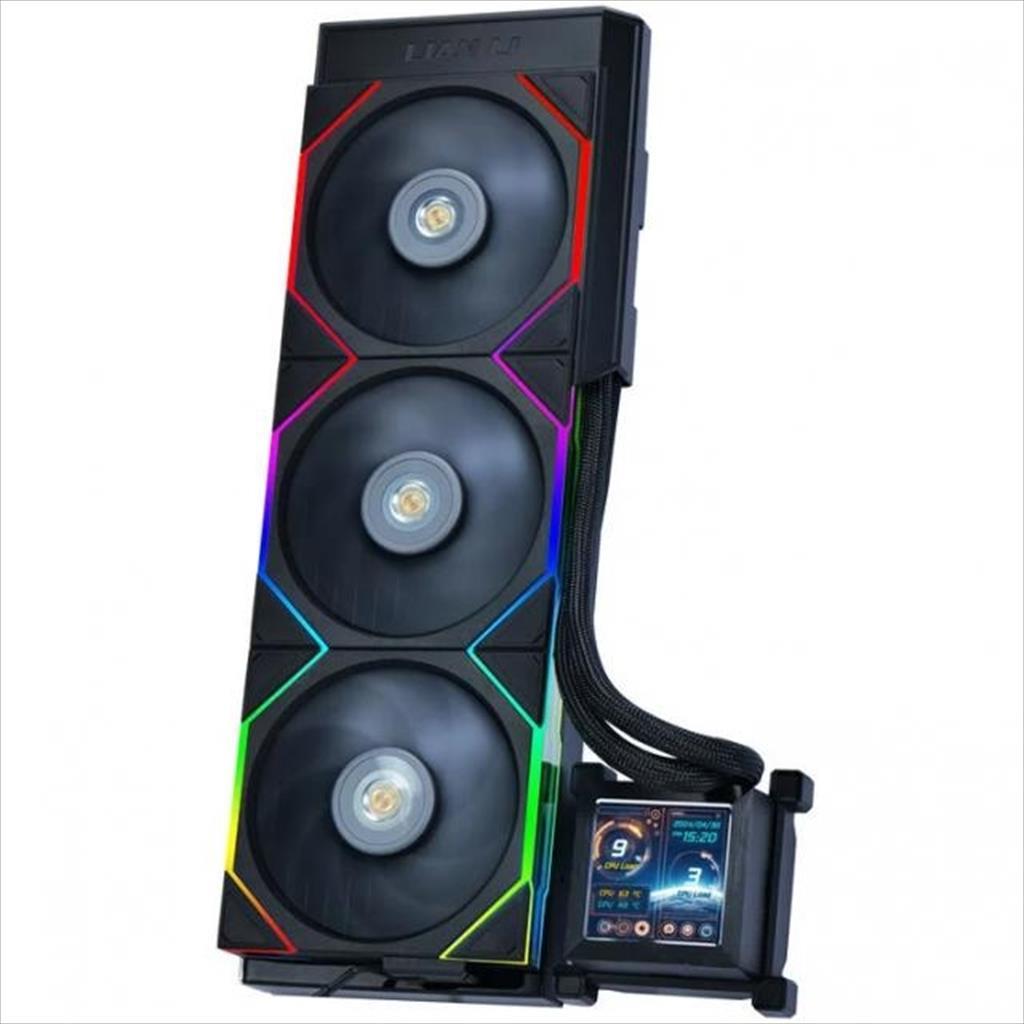 COOLERS CPU AIO LIAN LI HydroShift LCD 360TL ARGB, 3x120mm ARGB fans, LCD Display 2.88" IPS, Black, HSLCD36TB 36605