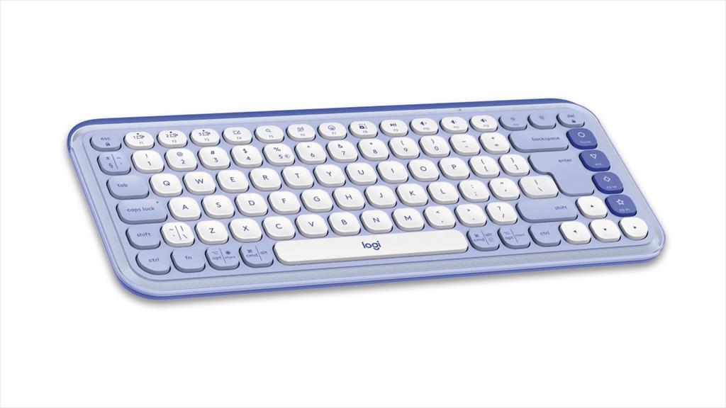 KEYBOARD BLUETOOTH LOGITECH POP Icon Keys Lilac & Off White 920-013074 08730