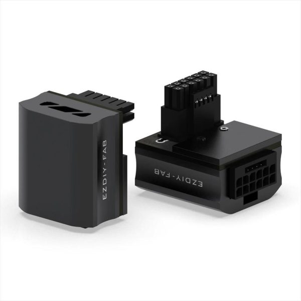 VGA POWER ADAPTER EZDIY-FAB 12VHPWR 600W STD 90 DEGREES black 21721