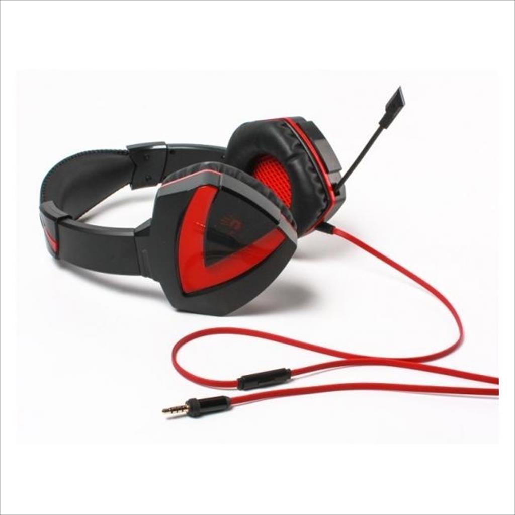 HEADPHONES G500 Bloody Gaming, black/red, w/mic 2x3,5mm 41403