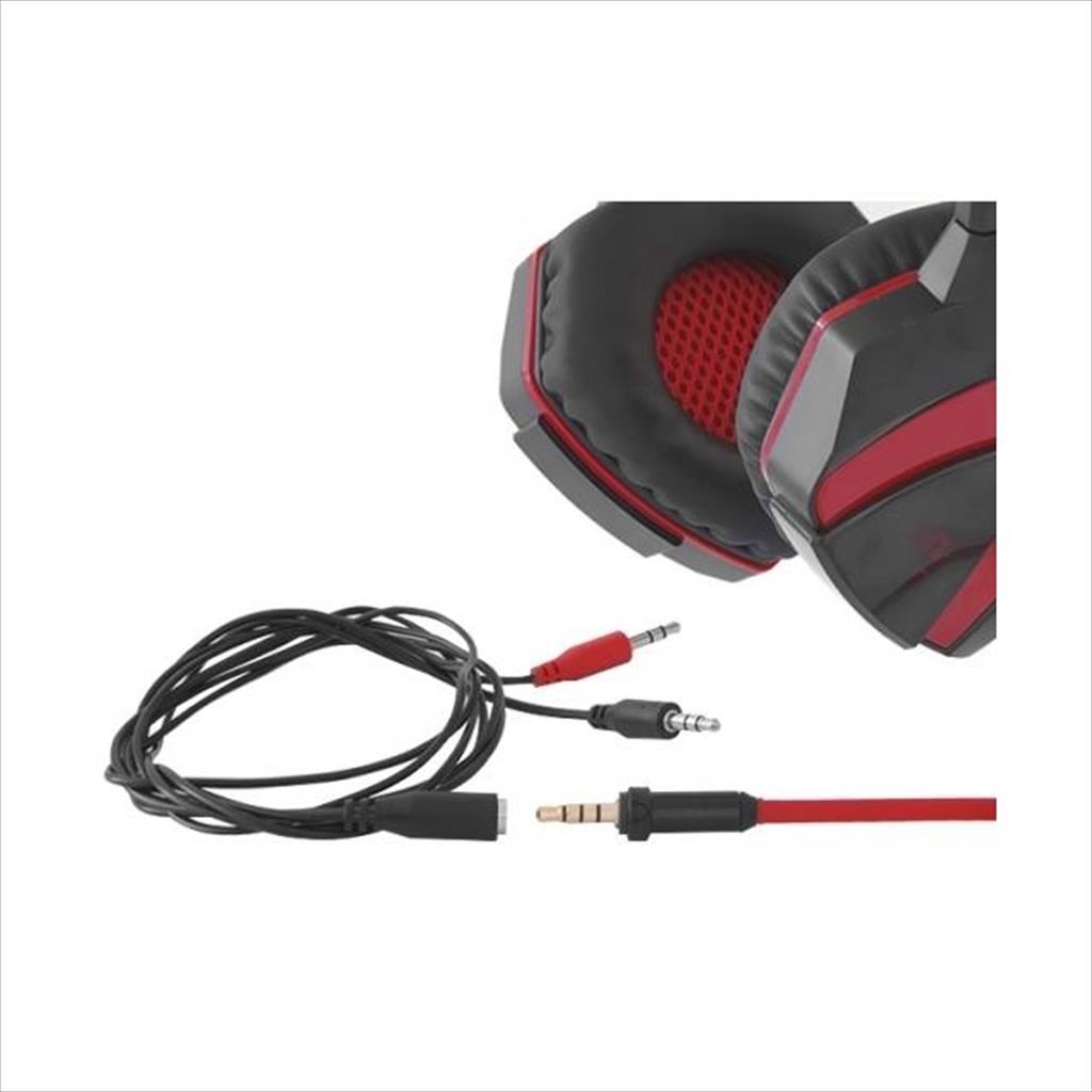 HEADPHONES G500 Bloody Gaming, black/red, w/mic 2x3,5mm 41403