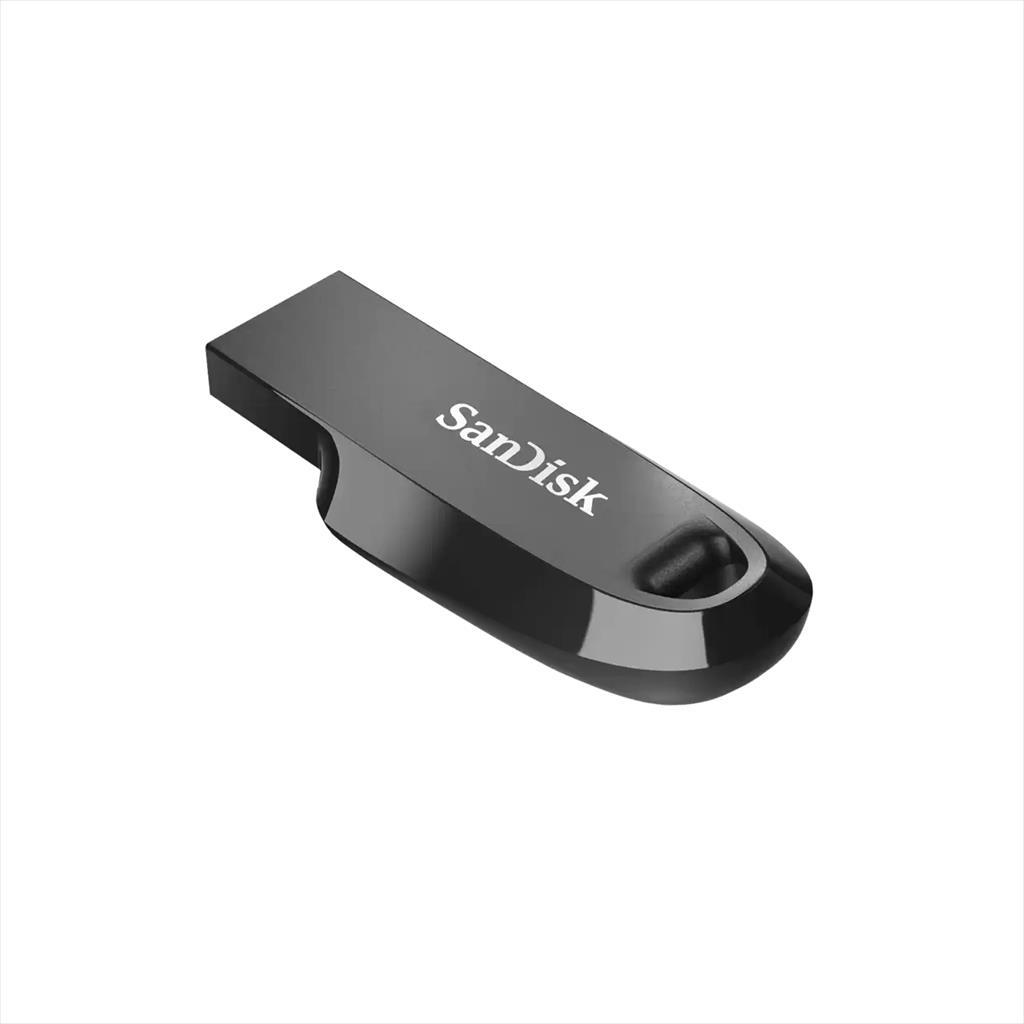 USB Flash Drive 3.2 256GB SANDISK ULTRA CURVE SDCZ550-256G-G46 black 25122