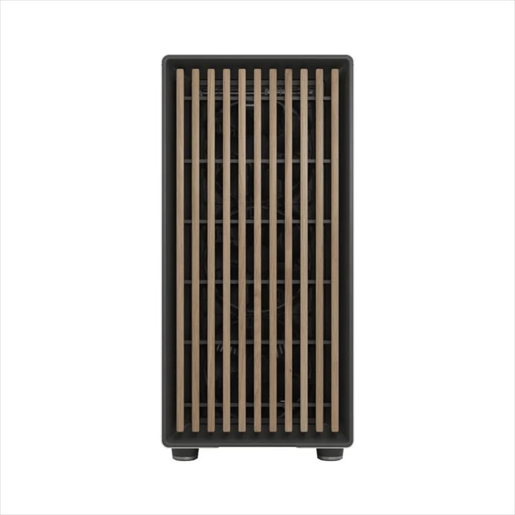 CASE FRACTAL DESIGN E-ATX Mid-Tower NORTH XL RC, 3x140mm Aspect 4-pin PWM fans, w/WINDOW, Front wood panel, Chalk White TG Clear, FD-C-NOR1X-06 02588