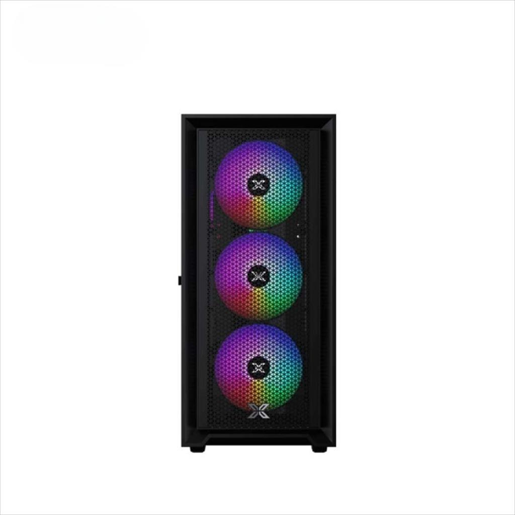 CASE XIGMATEK ATX SKY II,w/ 750W ODIN II 80 PLUS, Left TG, Mesh Front panel , 3x120mm Z20A fans w/ ARGB Galaxy II Fan Control Kit, USB 3.0, EN46346 02591