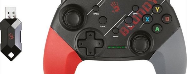GAME PAD WIRELESS A4TECH BLOODY GPW50, 2.4G+Wired,PC, PS3, Android, Black-Red, A4-CON-GPW50-RED