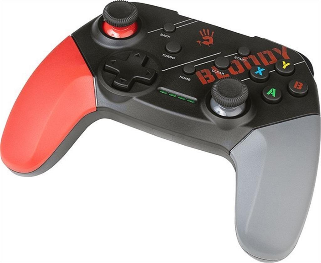 GAME PAD WIRELESS A4TECH BLOODY GPW50, 2.4G+Wired,PC, PS3, Android, Black-Red, A4-CON-GPW50-RED 56357
