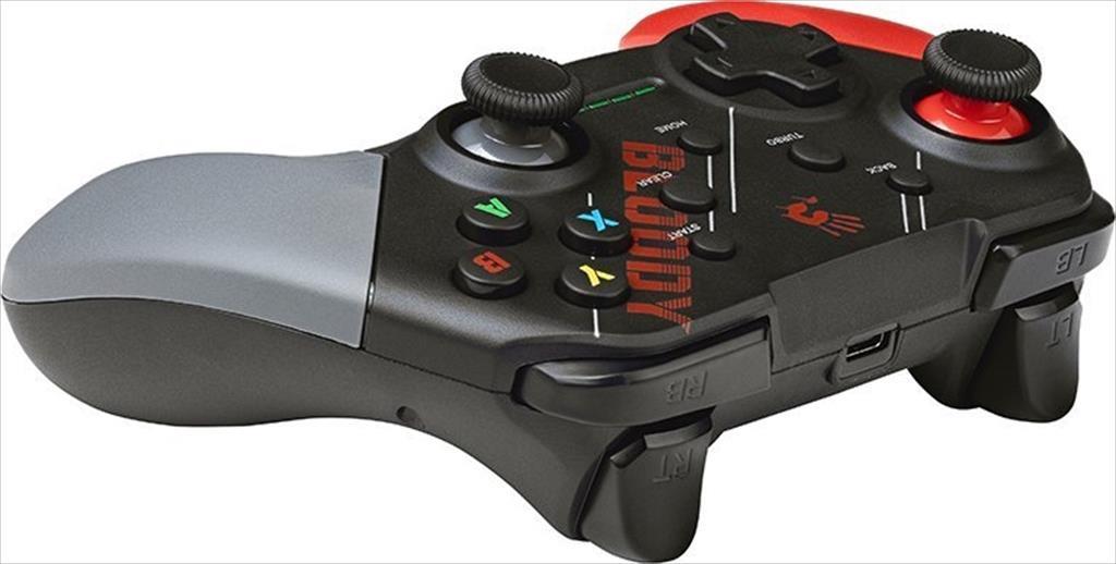 GAME PAD WIRELESS A4TECH BLOODY GPW50, 2.4G+Wired,PC, PS3, Android, Black-Red, A4-CON-GPW50-RED 56357