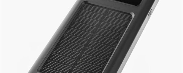 POWER BANK EXTRALINK EPB-091 10000mAh w/digital display, LED torch, Dual input (Micro-USB, USB-C) /output( 2xUSB-A), IPX4, w/solar panel, x4 cables included (USB-A, microUSB, Type-C, Lightning), Black