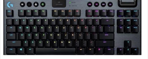 KEYBOARD MECHANICAL LOGITECH G915X LIGHTSPEED TKL WIRELESS RGB GL TACTILE BLACK w/bluetooth, 920-012737