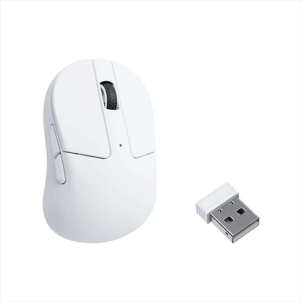 MOUSE WIRELESS USB KEYCHRON M4 WHITE, w/bluetooth, 26000 DPI, 4000Hz, M4-A5 - Image 2
