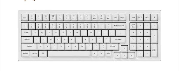 KEYBOARD MECHANICAL KEYCHRON K4 PRO QMK/VIA HS WHITE LED 96% Keychron K PRO Banana switch Multi-Device (Wired+Bluetooth), White, K4P-O4