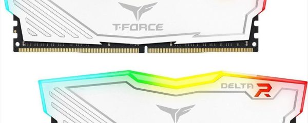 RAM DDR4 16GB(2x8GB) 3200MHz CL16 TEAM GROUP T-FORCE DELTA RGB, TF4D416G3200HC16FDC01 white