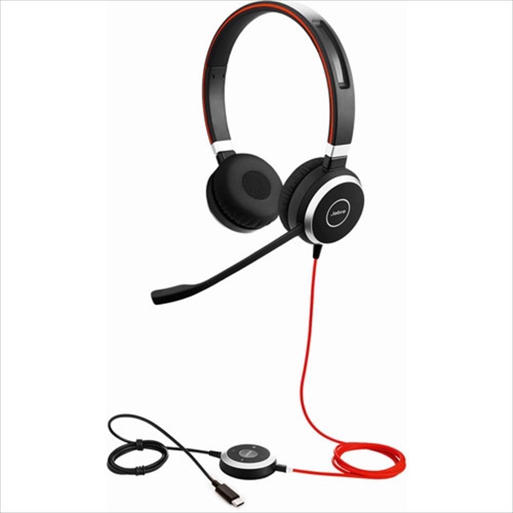 HEADPHONES JABRA EVOLVE 40 USB-C MS stereo w/mic 6399-823-189 - Image 2