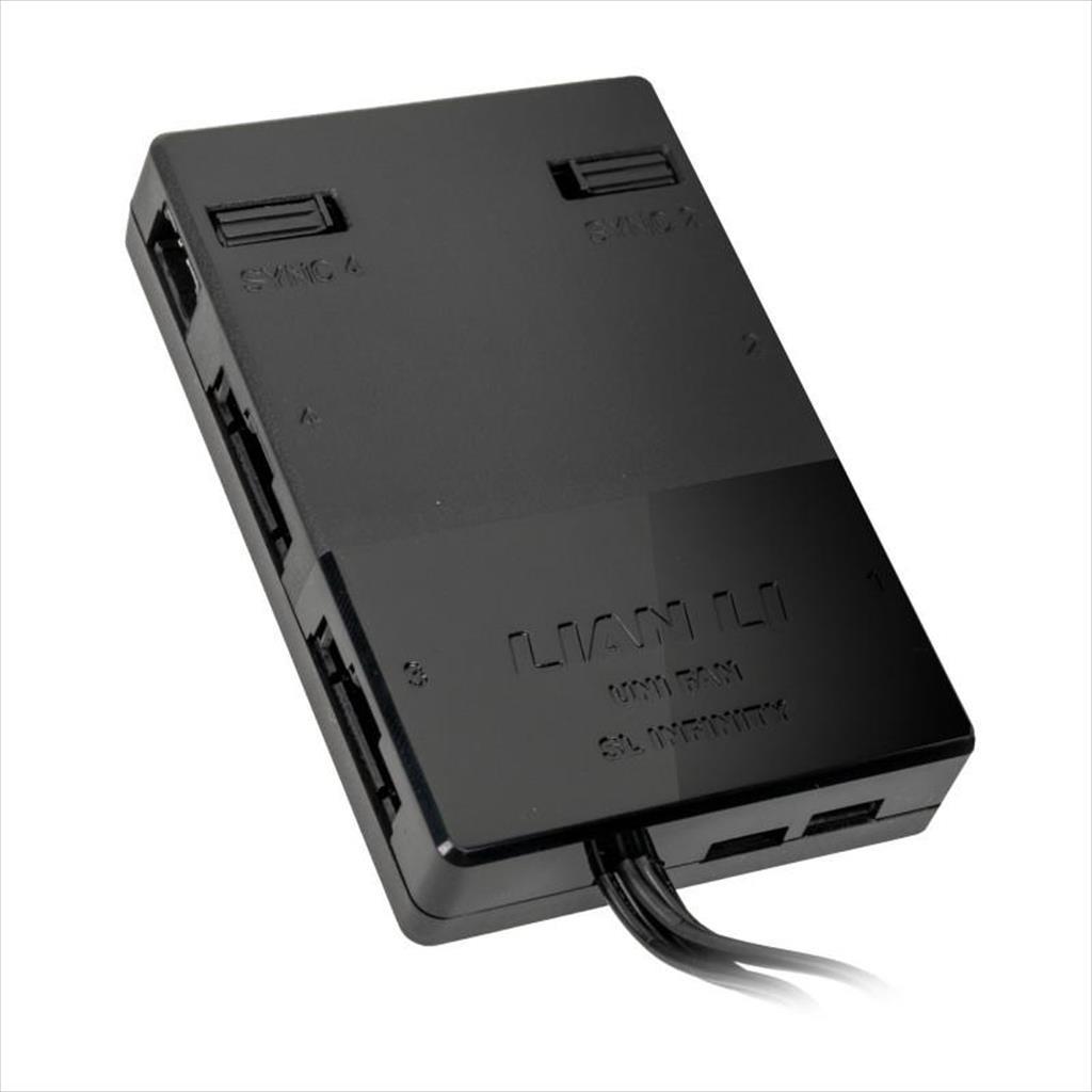 FAN CONTROLLER LIAN LI , for UNI FAN SL INF L-Connect 3,12SLIN-CONT3B, Black