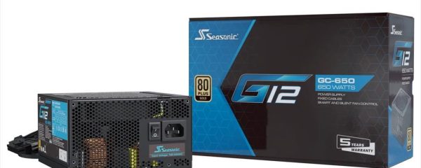 PSU 650W SEASONIC 80+ GOLD, G12-GC-650
