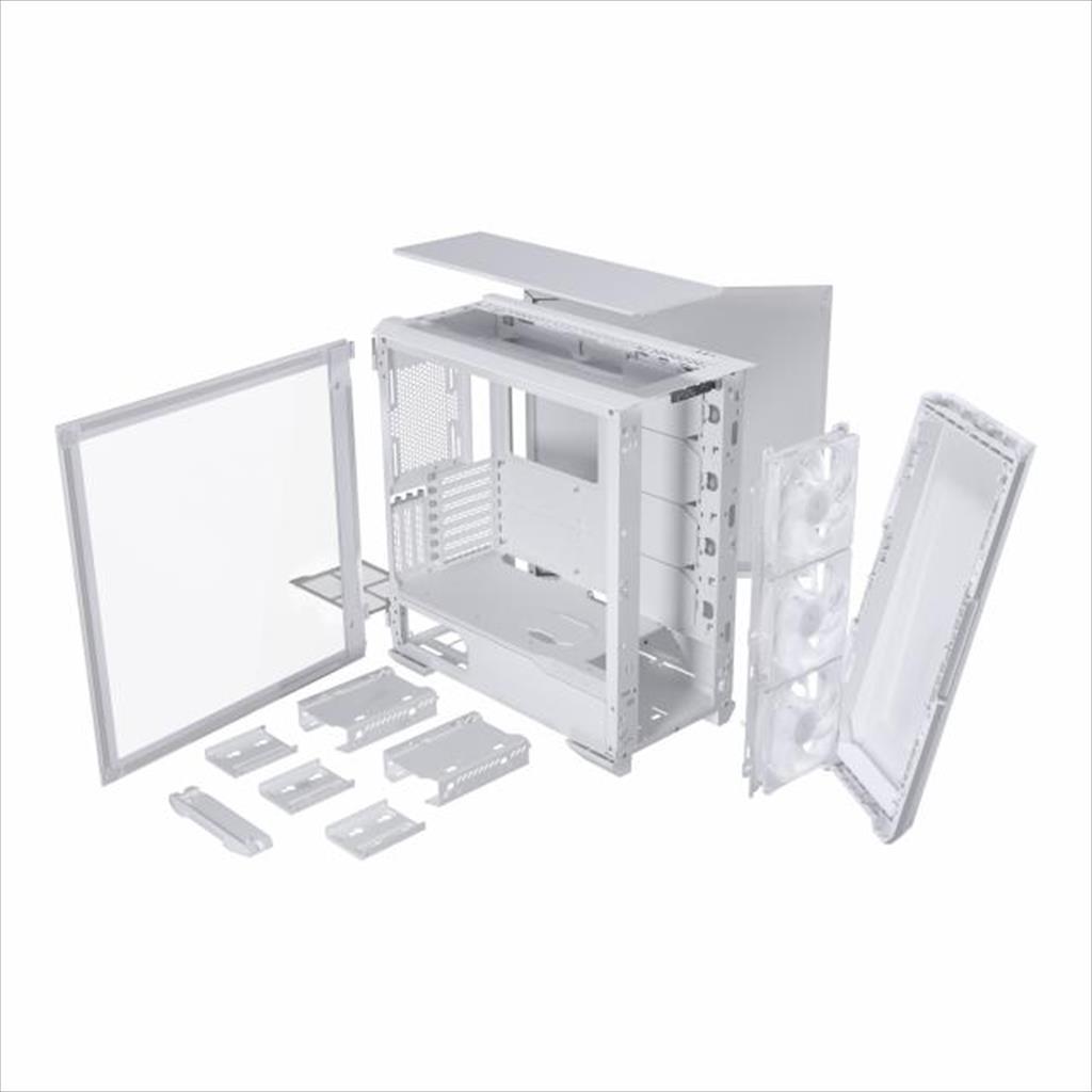 CASE PHANTEKS E-ATX Mid-Tower Eclipse G500A w/Tempered glass, D-RGB Illumination w/3x140mm,GPU mount, White, PH-EC500GA_DMW01A - Image 3