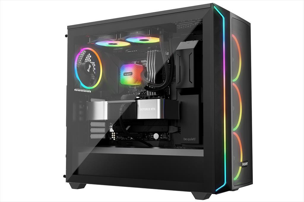 COOLERS CPU AIO BE QUIET! LIGHT LOOP 240 2x120mm Light Wings LX 120mm ARGB PWM, w/REFFIL OPTION, ARGB LED on pump, w/ARGB HUB, BW020 - Image 2